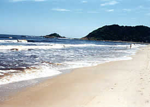 Praia Verde-mar em Itanhaém